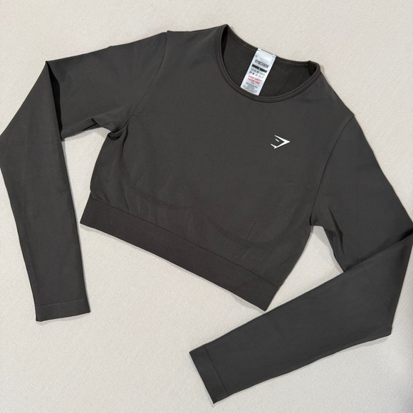Gymshark Tops - Gymshark Seamless Long Sleeve Crop